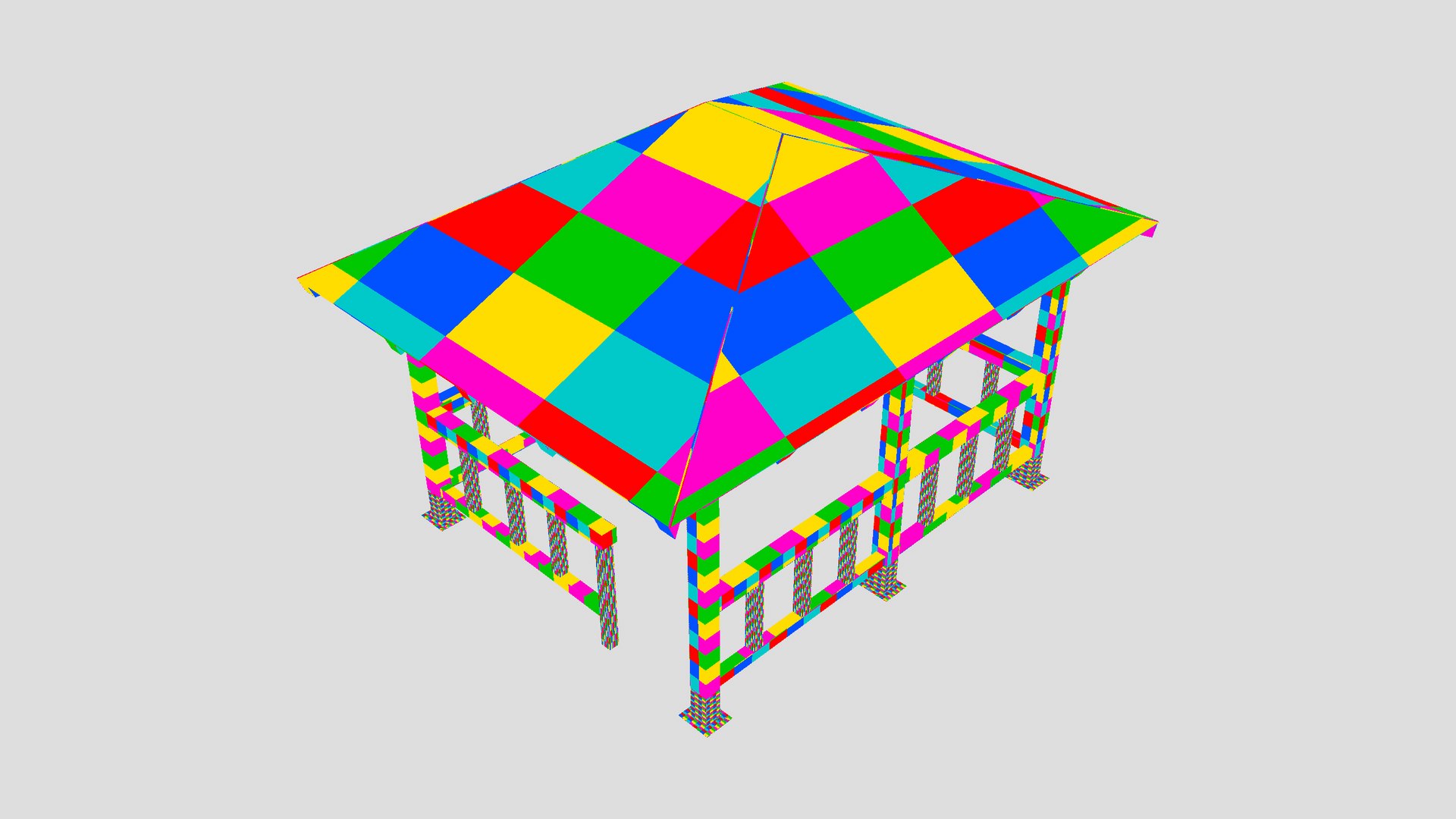 3D model Square Pavilion with Shingle Roof - Wooden Framed Gazebo with Railing on Stone Patio https://p.turbosquid.com/ts-thumb/Vp/D5bx1X/LR/ee05_uv/png/1792644158/1920x1080/fit_q87/35e49181dd8326397dc2c60f90b64bbab941d92c/ee05_uv.jpg