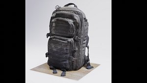 MilTech backpack Photoscan 3D model
