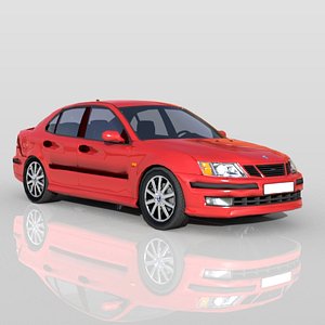 saab 9-3 sporting 3d model
