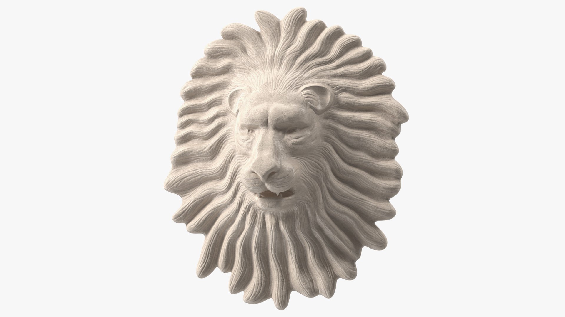 Lion Wall Sculpture 3D model preview
