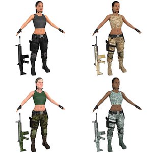 Mercenary Females PACK