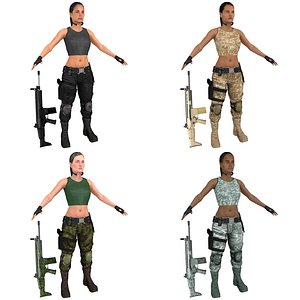Mercenary Females PACK