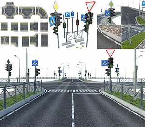 3D streets model