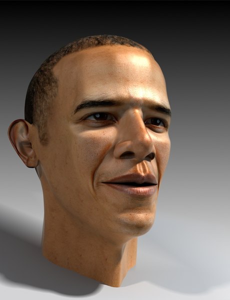 Low Poly Barack Obama 3d Models For Download Turbosquid 8829