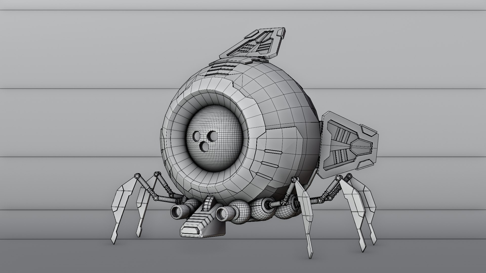 3D Spider robot https://p.turbosquid.com/ts-thumb/Vp/TnWSD0/Yk/4/png/1723983422/1920x1080/fit_q87/2c8201840cd627ec9b83b6dd57d0a1b637e5dc00/4.jpg