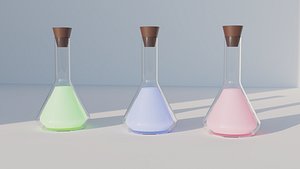 3D potion magique