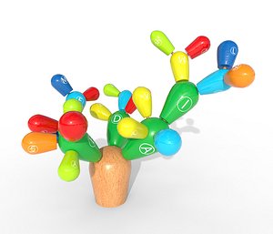 cactus decorative toy 3D model