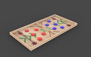 String Hockey 3D model 3D