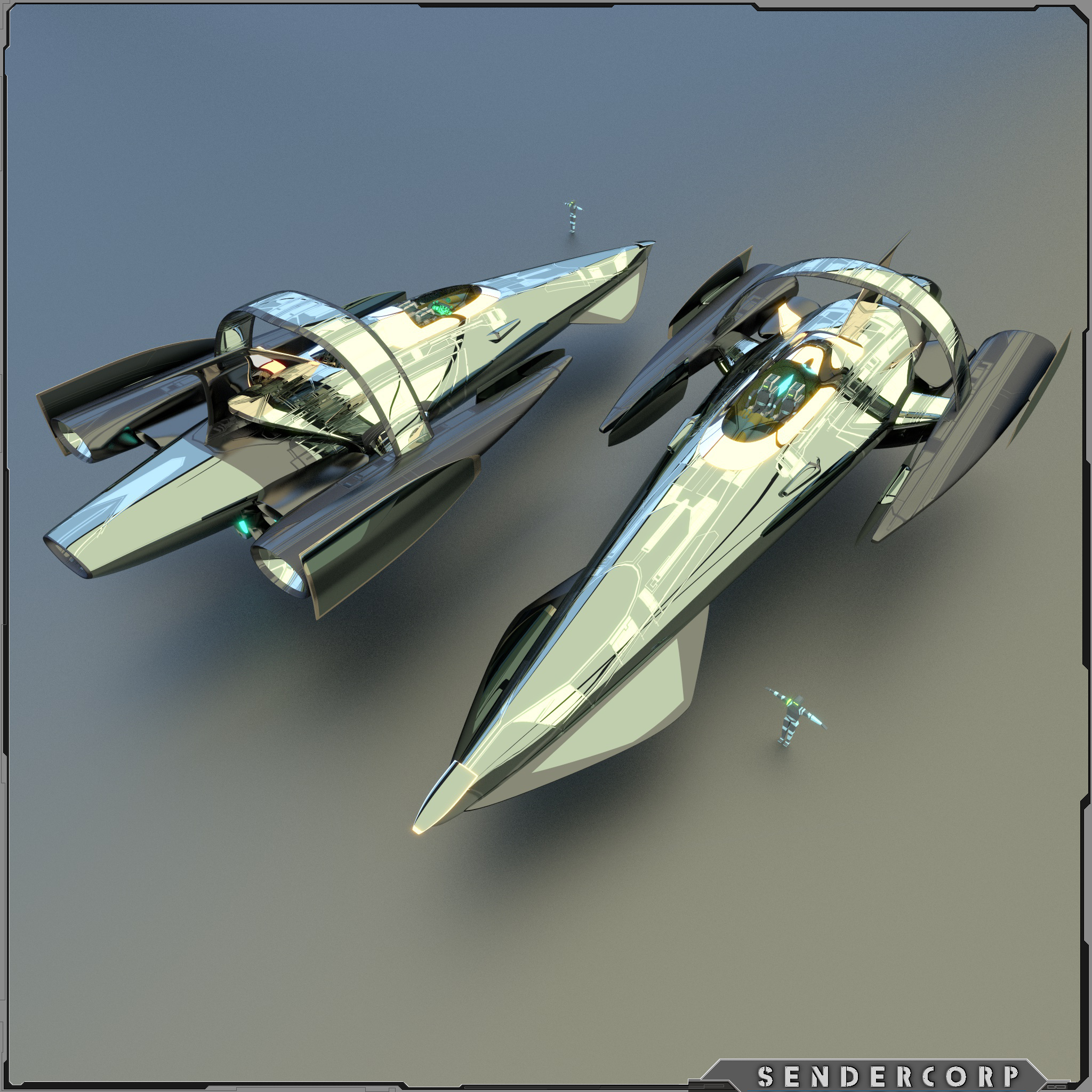 space cruiser 3d model