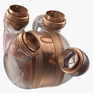 3D Steampunk Artificial Heart Concept model