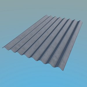 Slate Roof 1130x1750mm 8 Waves