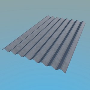 Slate Roof 1130x1750mm 8 Waves