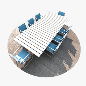 3D Garden Furniture V1 model