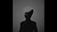 extraterrestre en costume noir