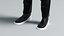 extraterrestre en costume noir