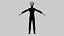 extraterrestre en costume noir
