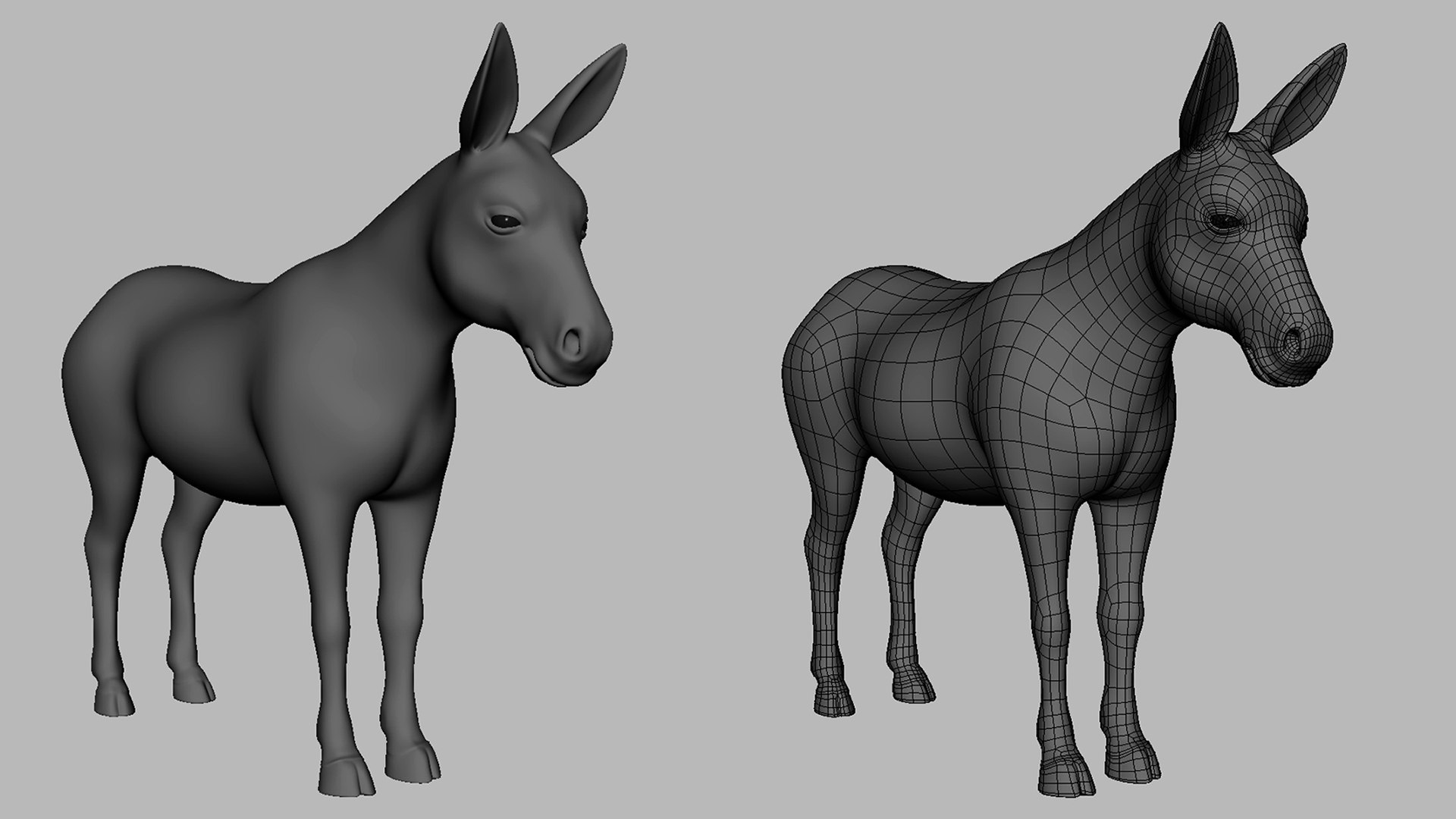 Donkey 3D - TurboSquid 2238262