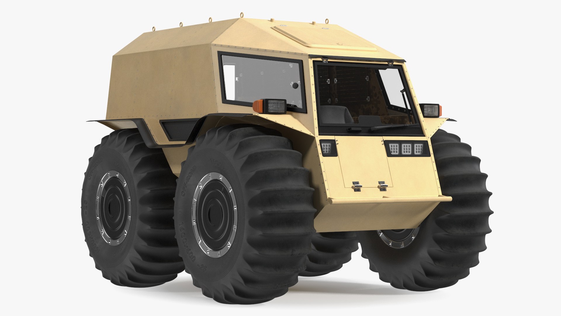 Amphibious Off Road Vehicle 3D model preview