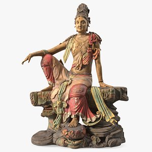 3D Guanyin Of The Southern Sea Statue