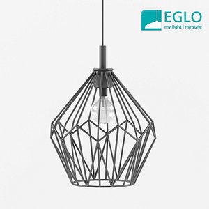 3d model eglo vintage hanging
