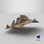 Spiky Cliff Formation - 3D PBR Model