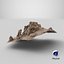 Spiky Cliff Formation - 3D PBR Model