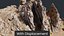 Spiky Cliff Formation - 3D PBR Model