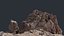 Spiky Cliff Formation - 3D PBR Model