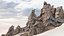 Spiky Cliff Formation - 3D PBR Model