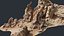Spiky Cliff Formation - 3D PBR Model