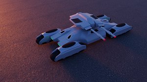 Futuristic tank