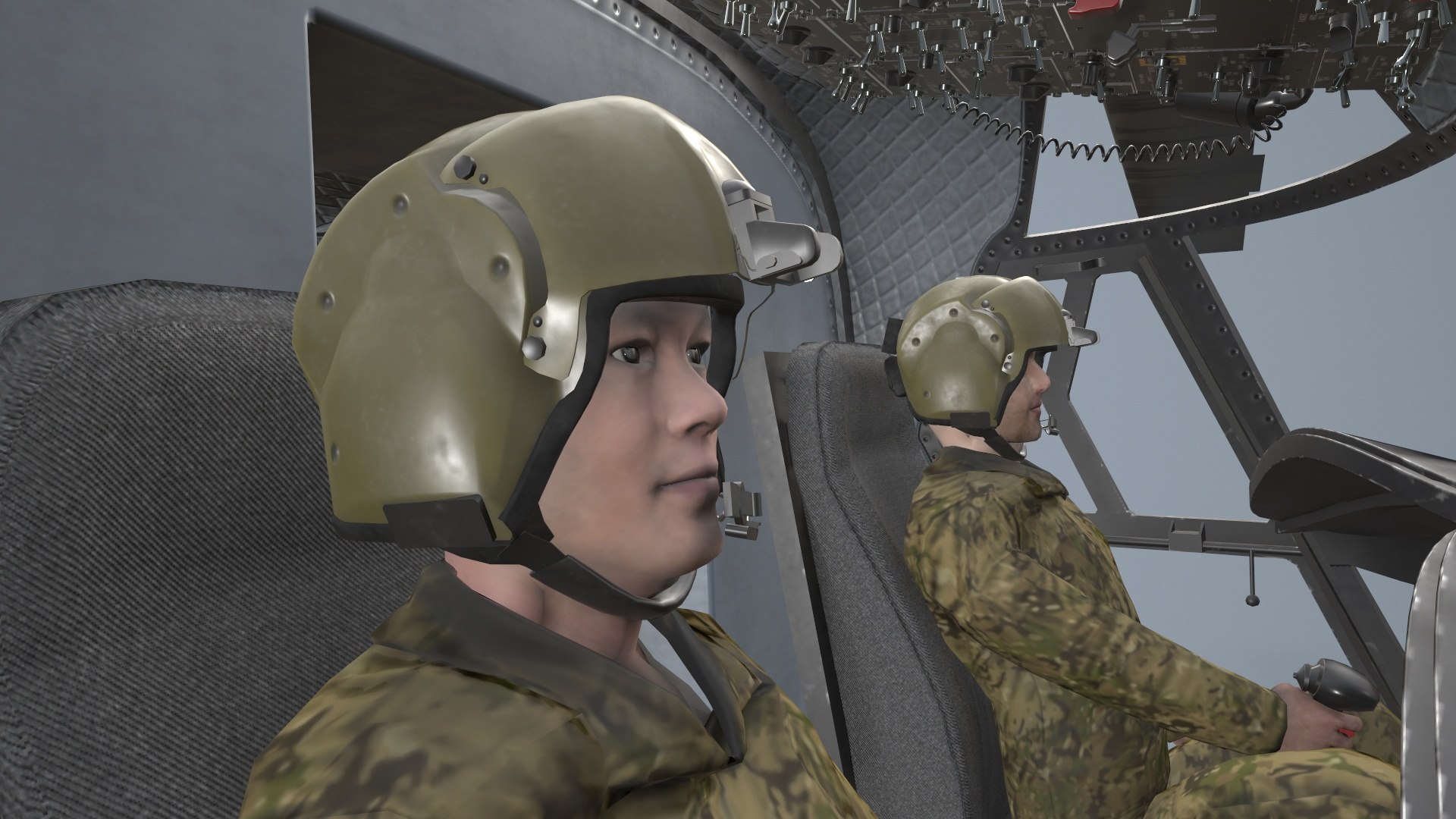 3D CH-47 Chinook RCAF Basic Animation - TurboSquid 2170251