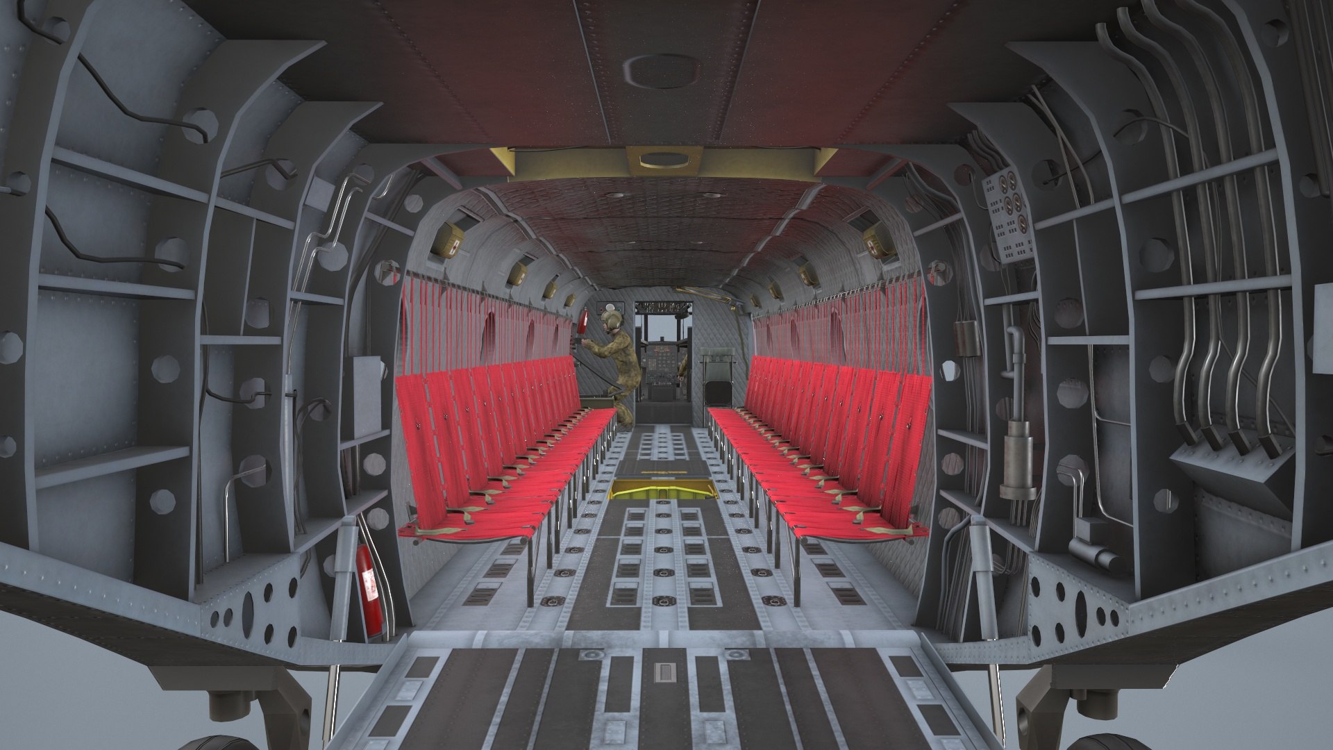 3D CH-47 Chinook RCAF Basic Animation - TurboSquid 2170251