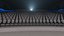 Modern High Tech Cinema Movie Theater Interior 3D model