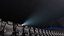 Modern High Tech Cinema Movie Theater Interior 3D model