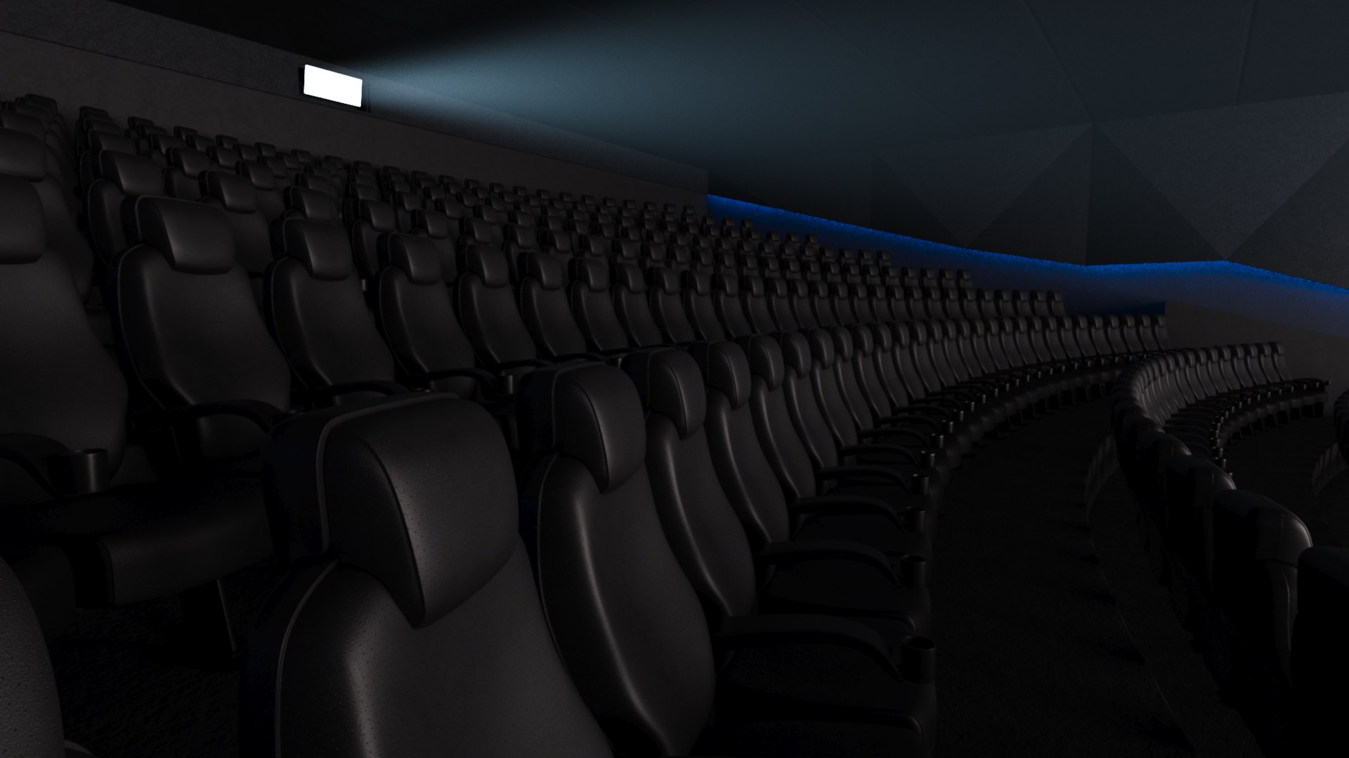 Modern High Tech Cinema Movie Theater Interior 3D Model - TurboSquid ...
