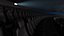 Modern High Tech Cinema Movie Theater Interior 3D model