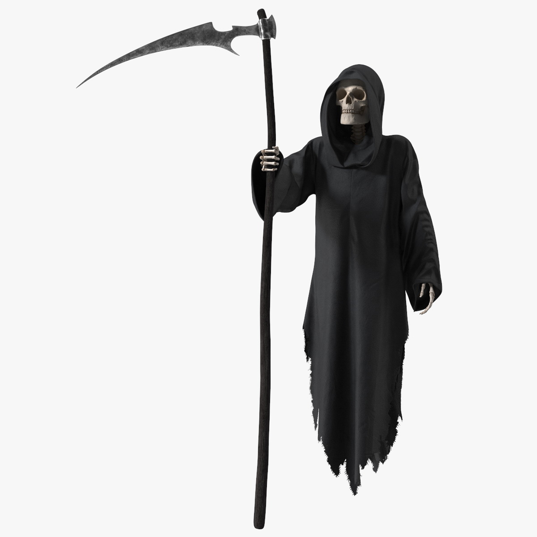 Grim Reaper Holds Out Scythe 3D model - TurboSquid 1801916