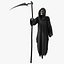 Grim Reaper Holds Out Scythe 3D model