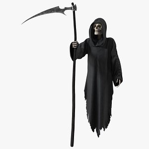 Grim Reaper Holds Out Scythe