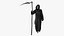 Grim Reaper Holds Out Scythe 3D model