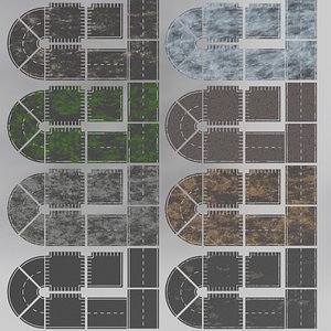 Detailed Roads Collection 4K