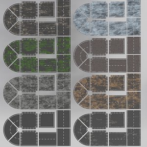 Detailed Roads Collection 4K