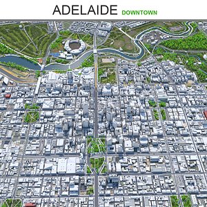 Adelaide Downtown Australia model