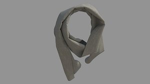 3D Fashion Scarf model