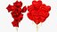 3D Helium Balloons Bouquets Collection V1 model