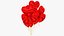3D Helium Balloons Bouquets Collection V1 model