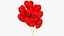 3D Helium Balloons Bouquets Collection V1 model