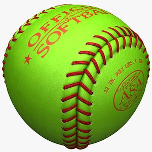 3ds max softball ball