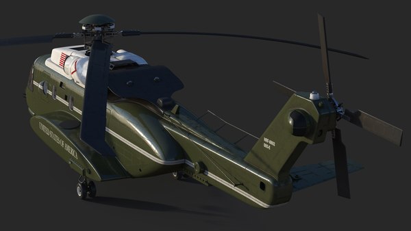 3D sikorsky vh-92 marine rigged - TurboSquid 1495287